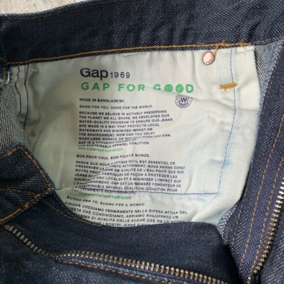 NWT Men's Gap for Good Dark Wash Jeans 36 X 34 - Picture 6 of 7